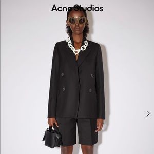 Acne Studios Double Breasted Blazer Black size 38
